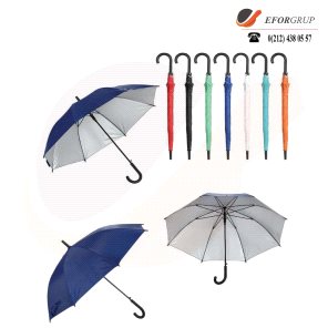 Plastik Saplı Fiber Glass Kırılmaz Şemsiye