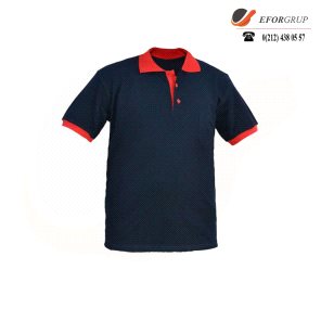 Polo Yaka Düğmeli Tişört