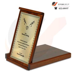 Promosyon Özel Tasarım Ahşap Plaket