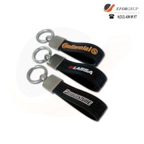 Promosyon Lastik Görünümlü Anahtarlık