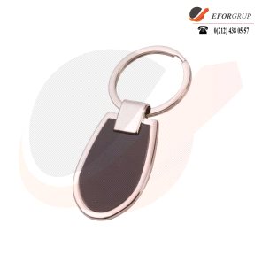 Promosyon Siyah Metal Anahtarlık