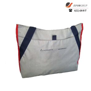 Promosyon Beyaz Mavi Plaj Çantası