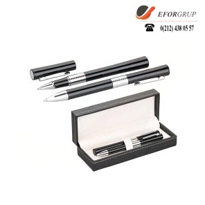 İçi Beyaz Kutulu Roller Tükenmez Kalem Seti