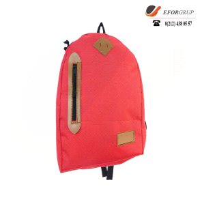 Deri detaylı Sırt Çantası