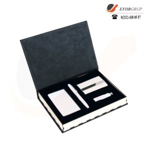 SIVAS Vip Set(Powerbank+Kalem+Kartvizitlik+Usb Bellek)