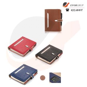 Termoderi Kapaklı Organizer (Hesap Makineli)