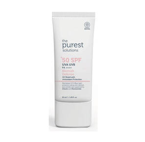 THE PUREST SOLUTIONS - Cilt Tonu Eşitleyici ve Leke Karşıtı Blemish Defense Renkli Güneş Koruyucu Krem SPF 50, 50 Ml