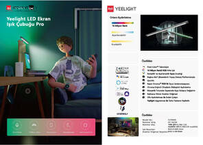 Yeelight LED Ekran Işık Çubuğu Pro