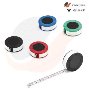 Yuvarlak Promosyon Metre (Renkli)