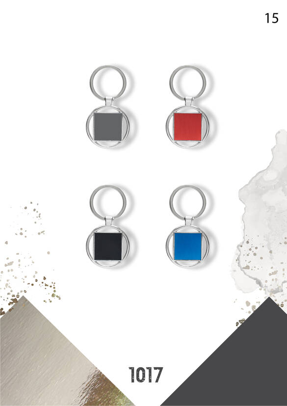 1017 METAL KARE ANAHTARLIK