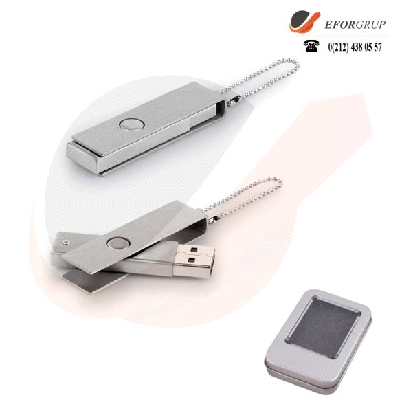 16 GB Metal Anahtarlık USB Bellek