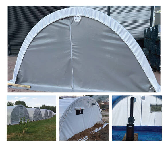 4X4 METRE YALITIMLI SOBA ÇIKIŞLI ÇADIR