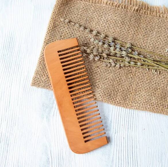 Ahşap Geniş Dişli Tarak Seti