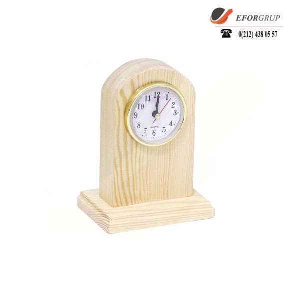 Ahşap Masa Saati