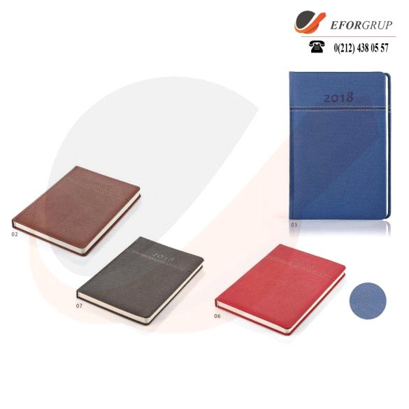 Kumaş yüzey Ajanda