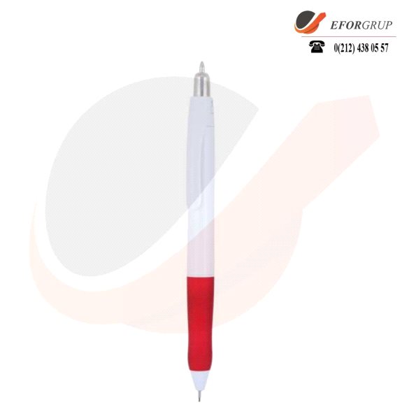 Autoduo İki Uçlu Beyaz Tükenmez Kalem