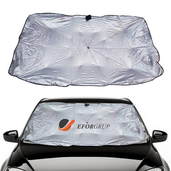 Baskılı Güneş Koruyucu Araç içi Şemsiye