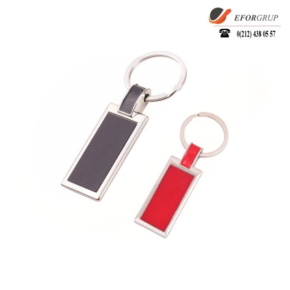 Renkli Baskılı Metal Anahtarlık