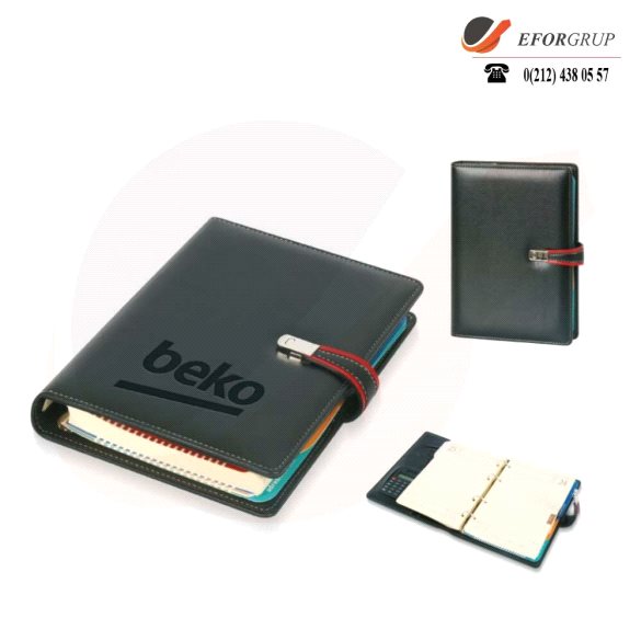 Baskılı Siyah Organizer