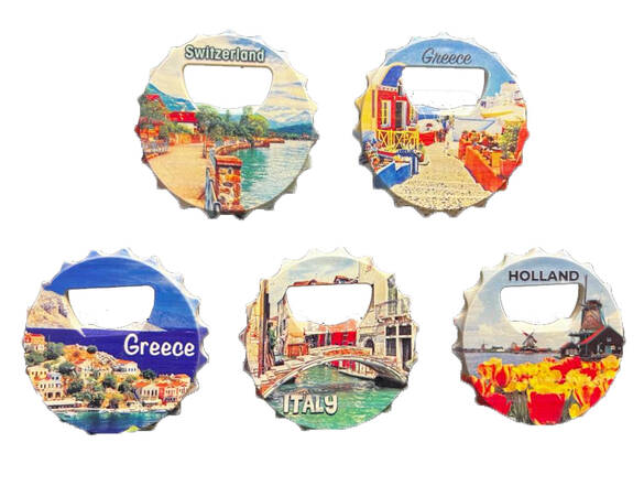 BASKILI YUVARLAK AÇACAKLI MAGNET