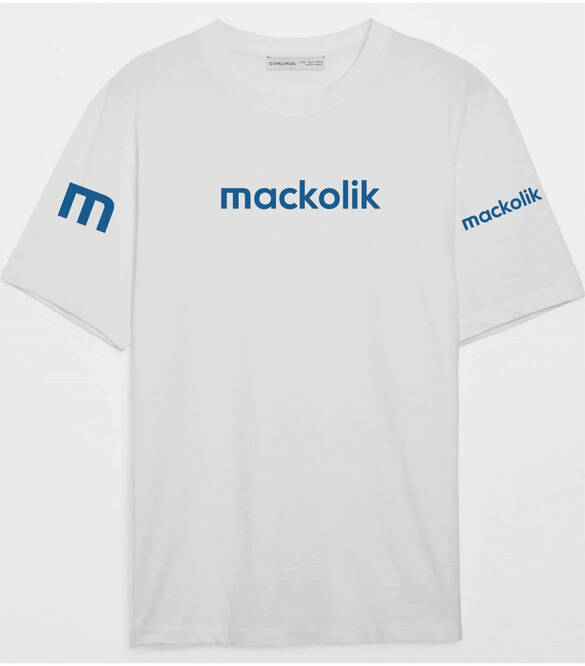 Baskılıl Bisiklet Yaka Tişört