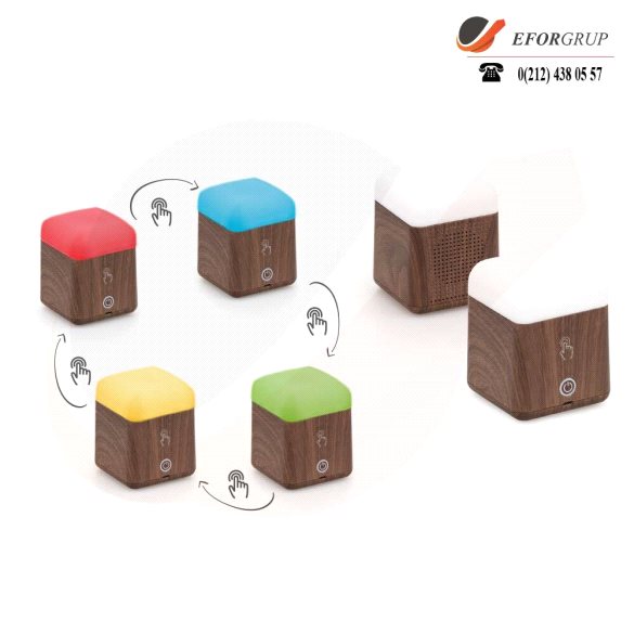 Ahşap Desenli Bluetooth Hoparlör