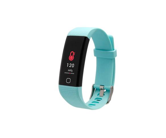 Everest FIT MATE W24 Bluetooth Smart Kanbasıncı,Kalpatışı,Calori Mavi Akıllı Bileklik