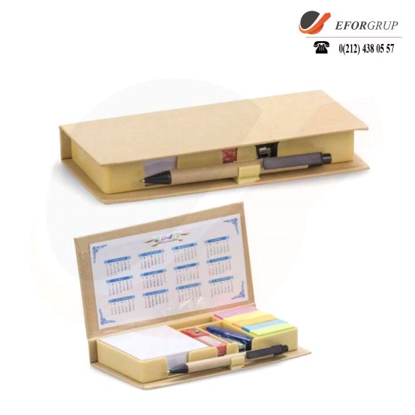 Geri Dönüşümlü Ajandalı Notluk Seti