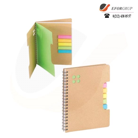 Geri Dönüşümlü Kraft Spiralli Defter