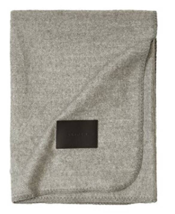 Gri Vizon Çift Taraflı Battaniye