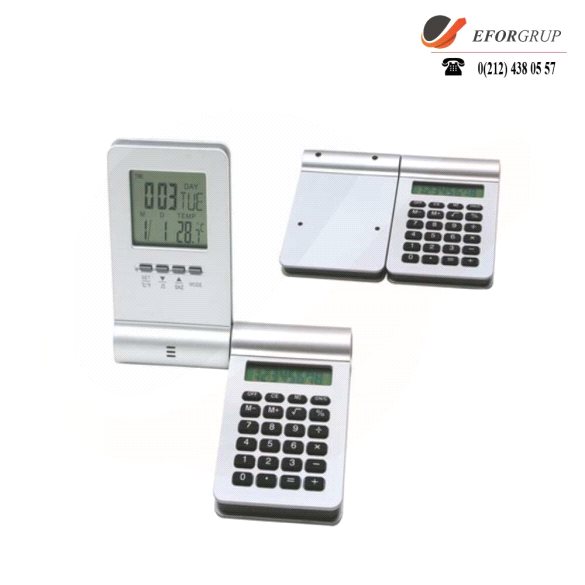 Hesap Makineli Masa Saati