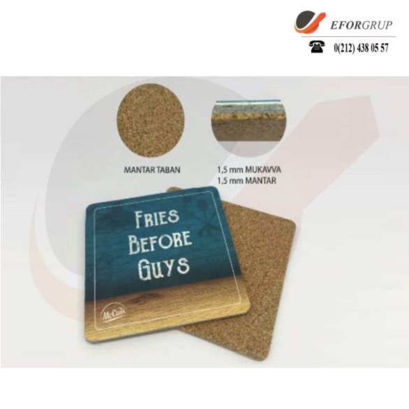 Kare Bardak Altlığı