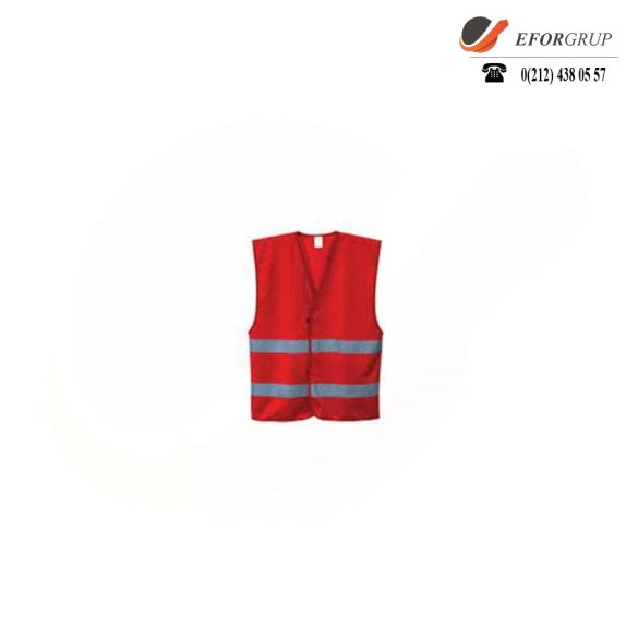 Kırmızı İkaz Yeleği