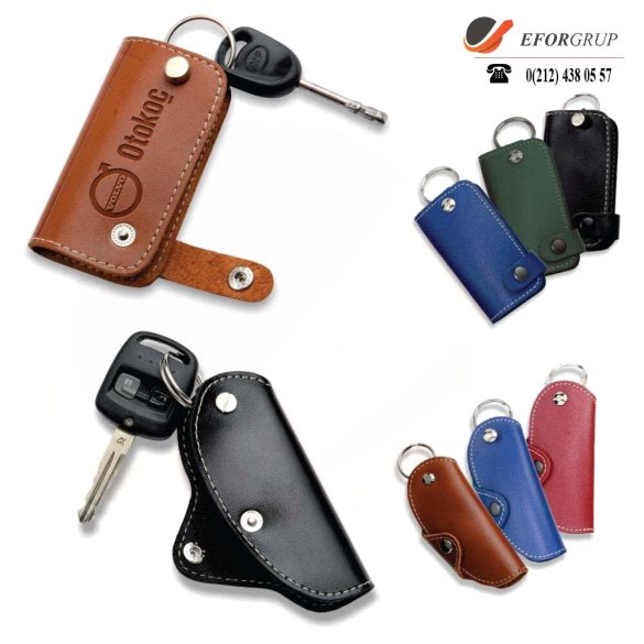 Kombine Termo Deri Çanta Anahtarlık