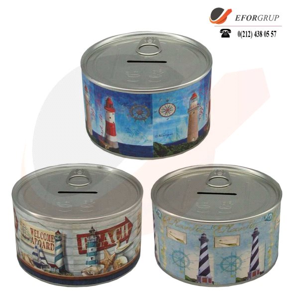 Konserve Şeklinde Para Kumbarası