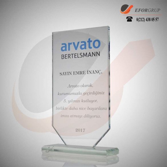 Promosyon Kristal Plaket