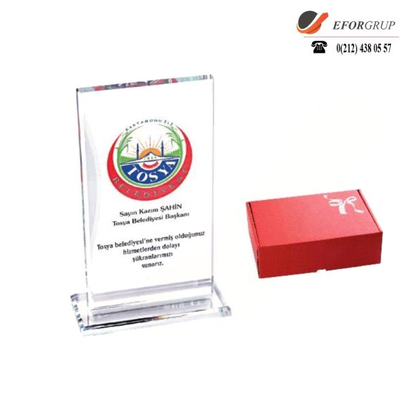 Promosyon Kare Kristal Plaket