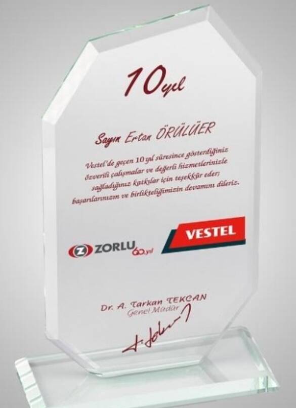 KRİSTAL PLAKET