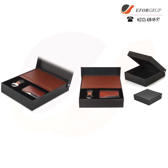 Kutulu VIP Set(Kartvizitlik+Anahtarlık)