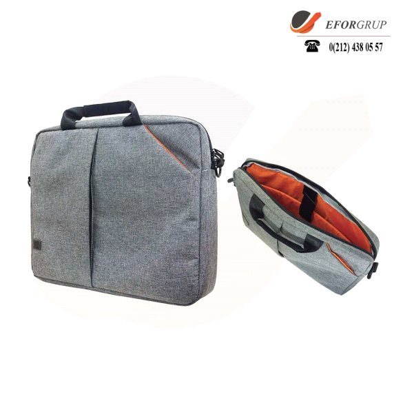 Gri Laptop Çantası