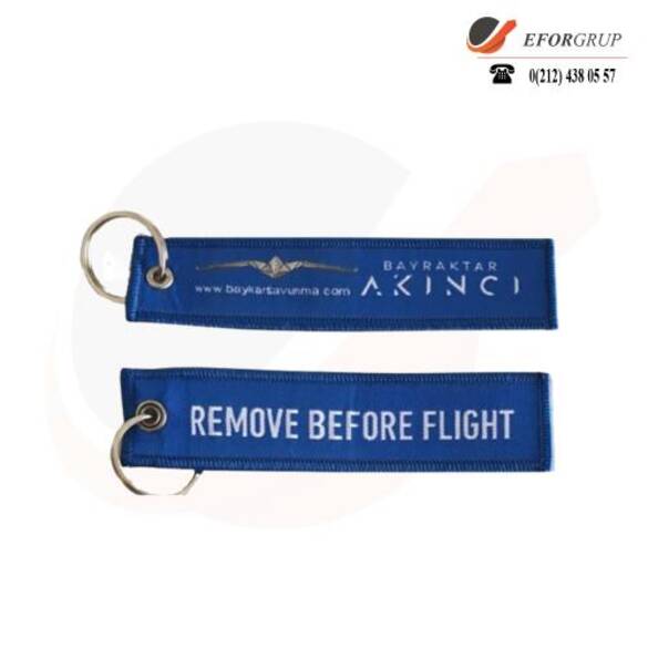 Markalı Dokuma Anahtarlık