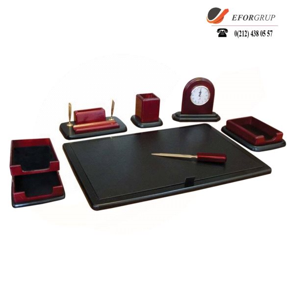 Bordo Detaylı Masa Sümeni