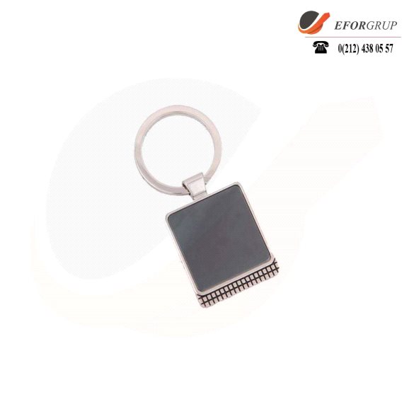 Kare Metal Anahtarlık