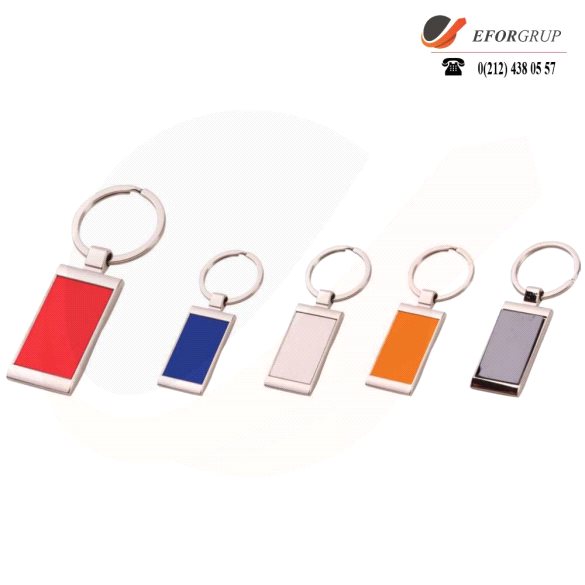 Renkli Metal Anahtarlık