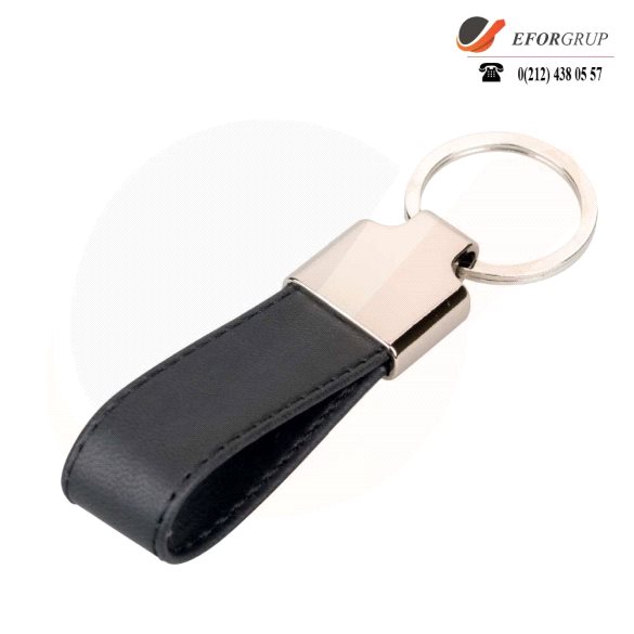 Promosyon Siyah Metal Anahtarlık