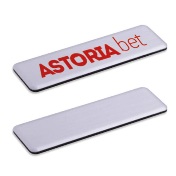 METAL BASKILI YAKA İSİMLİK