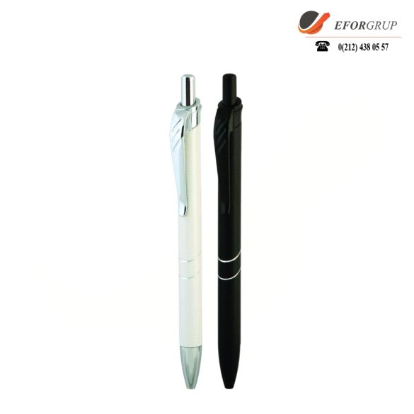 Metal Klipsli Tükenmez Kalem