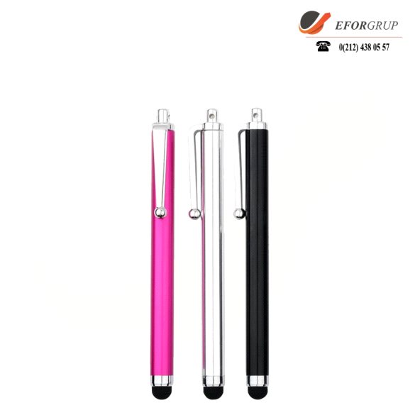 Silgili Metal Tükenmez Kalem