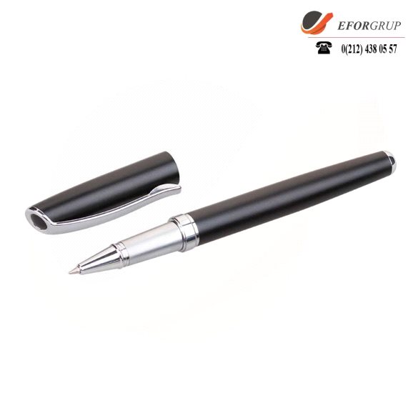 Metal Mat Siyah Roller Kalem