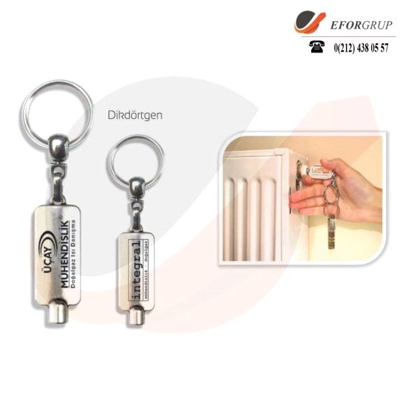 Baskılı Metal Purjör Anahtarlık